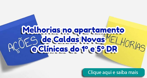 Melhorias no apartamento de Caldas Novas